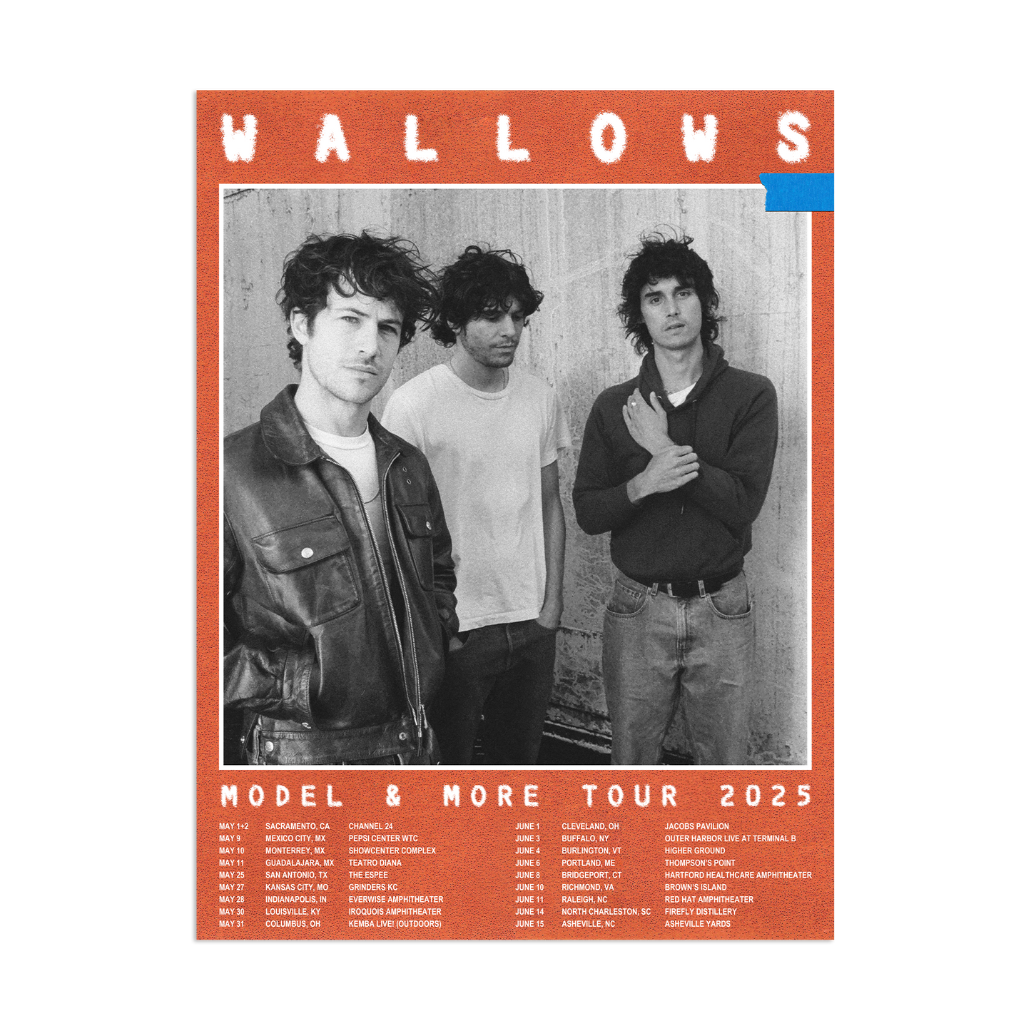 Model & More Tour Poster – May-June 2025